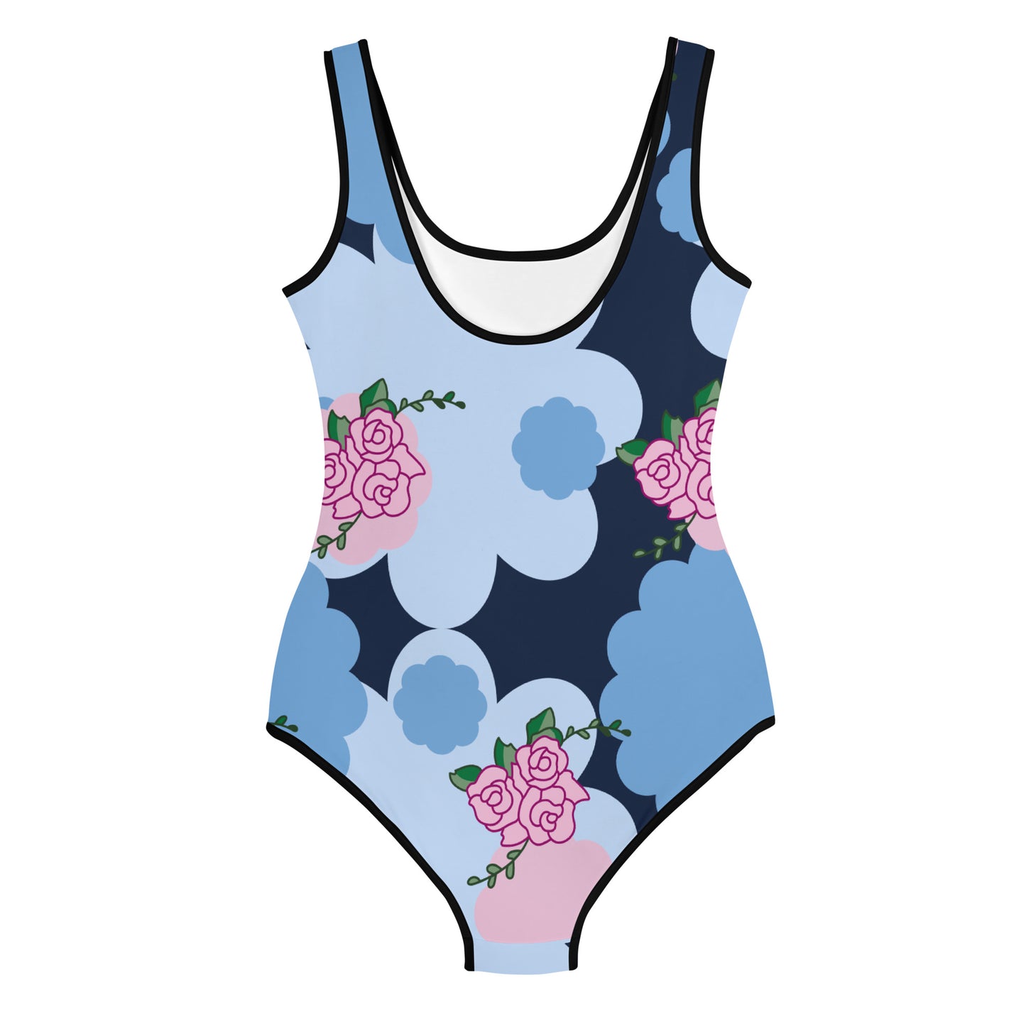 Love All-Over Print Youth Swimsuit