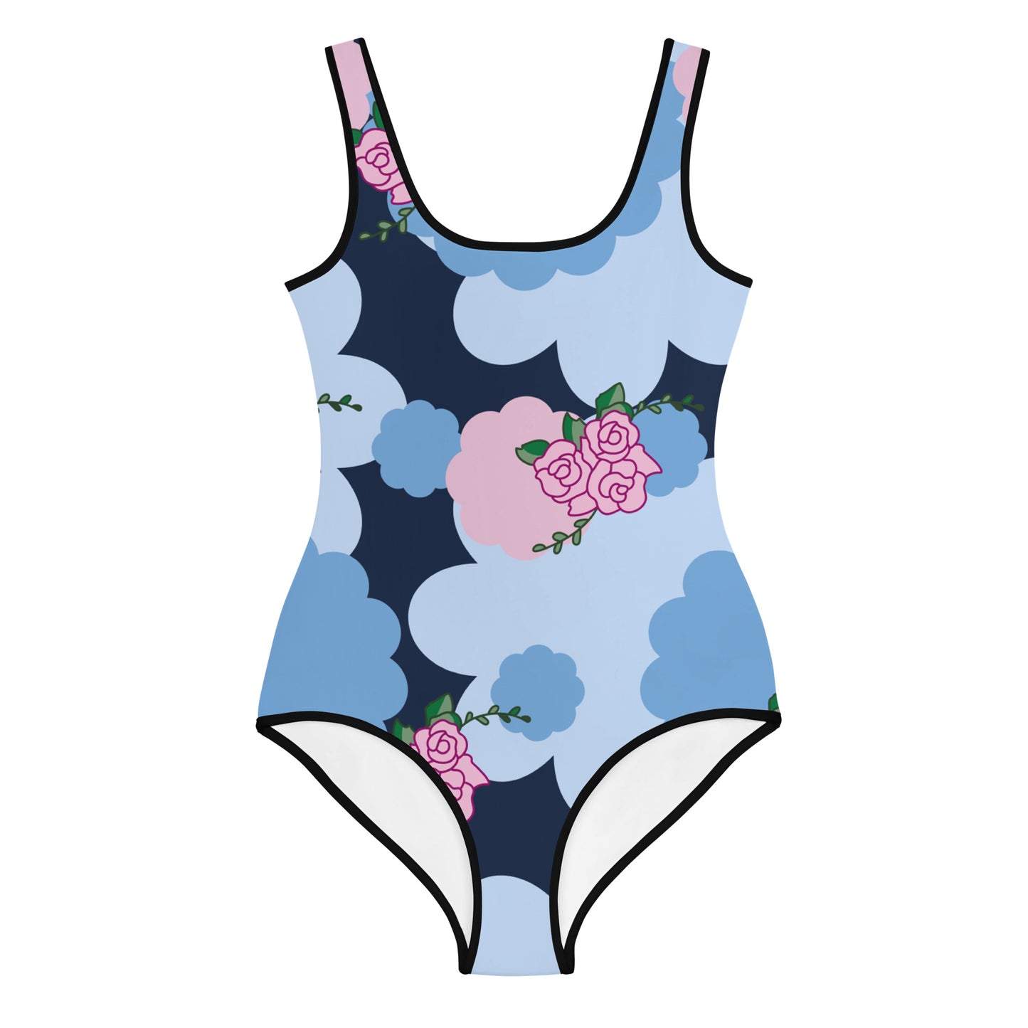 Love All-Over Print Youth Swimsuit