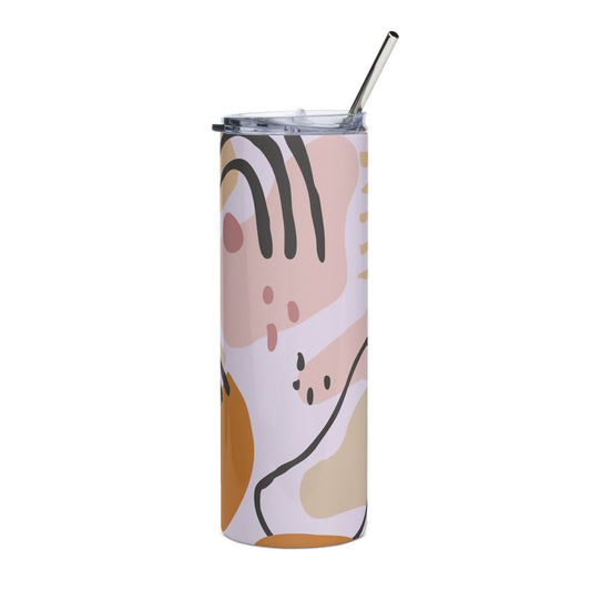 Scribble Stainless steel tumbler