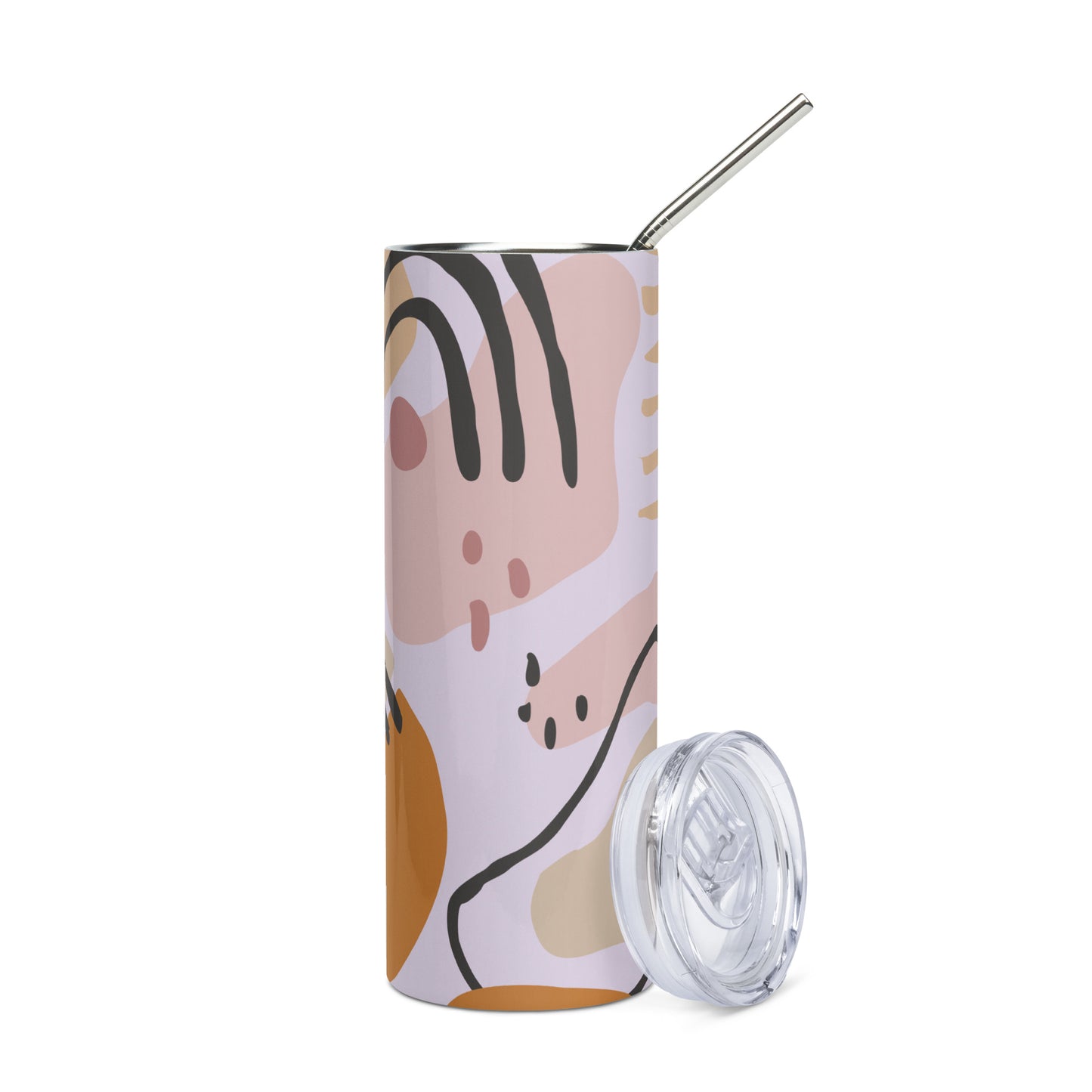 Scribble Stainless steel tumbler