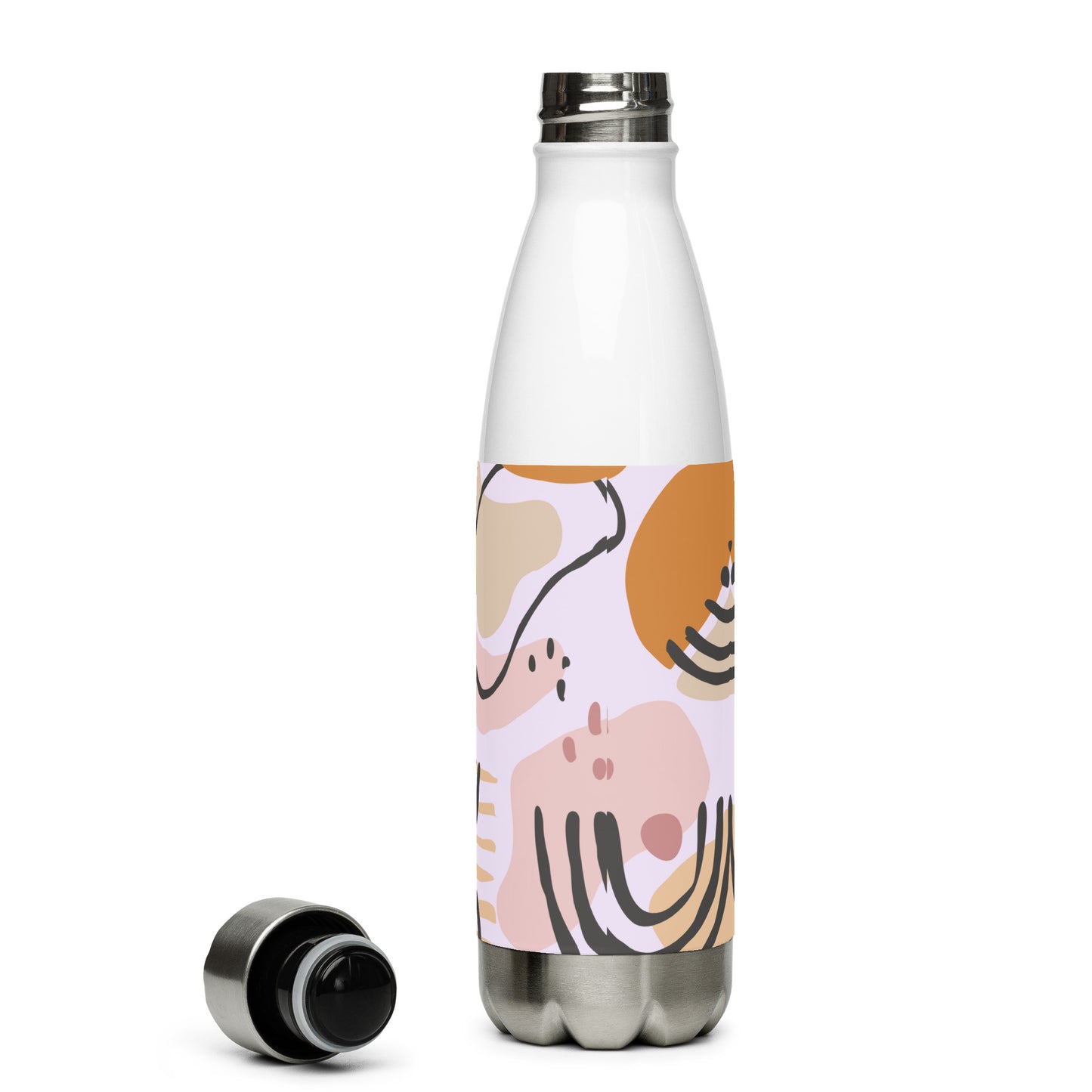 Scribble Stainless steel water bottle