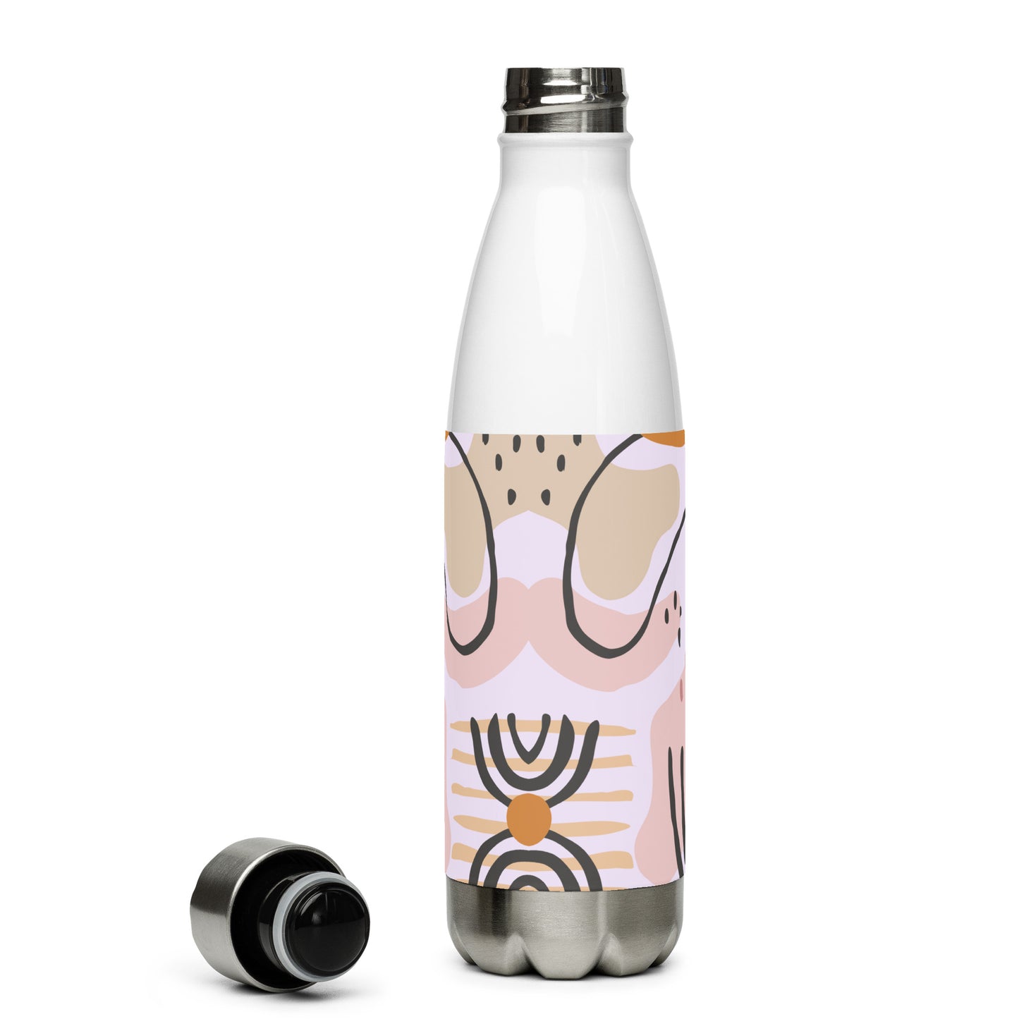 Scribble Stainless steel water bottle