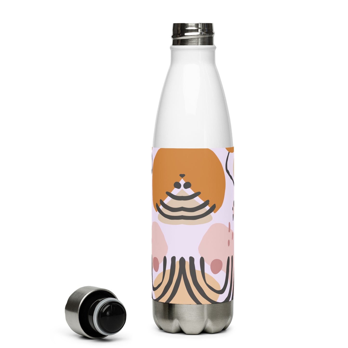 Scribble Stainless steel water bottle