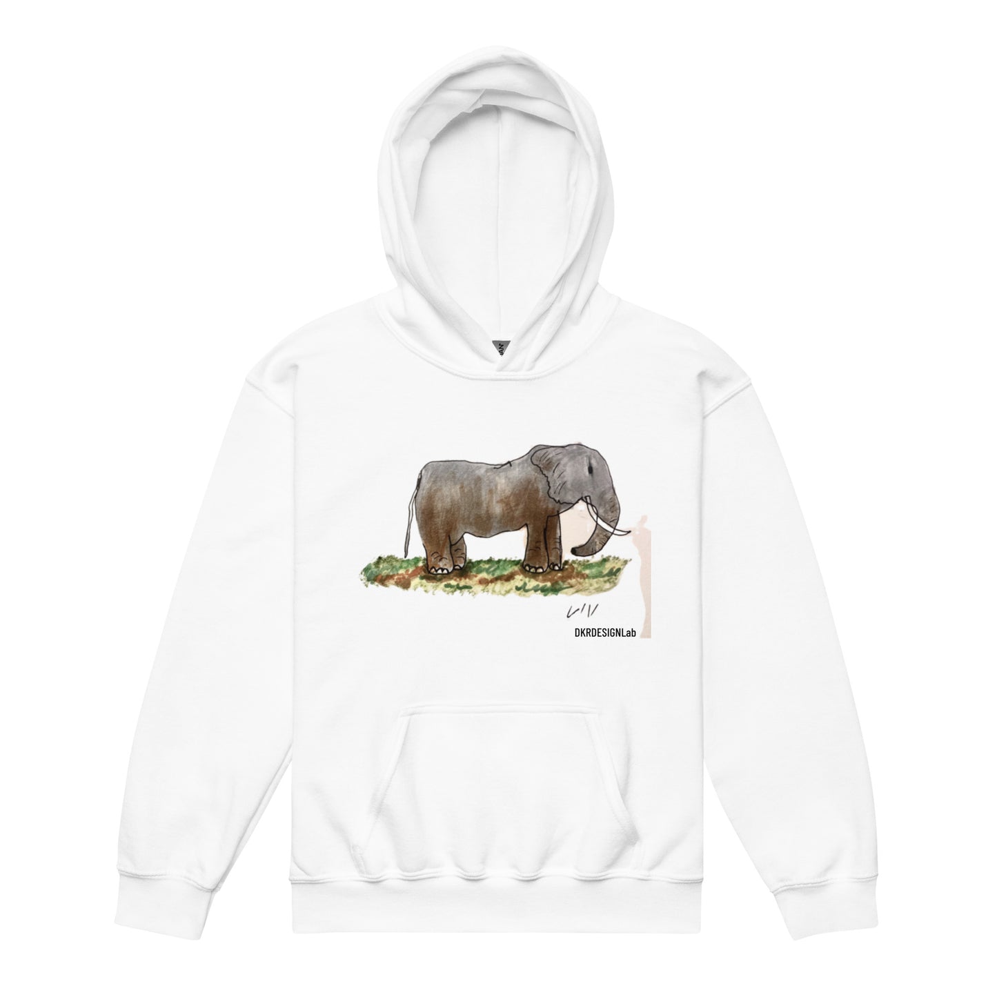 Rose the Elephant Youth heavy blend hoodie