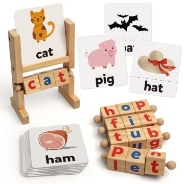 Site Words Montessori Spinning Alphabet Learning Toys