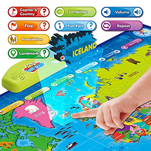 My World Interactive Map - Geography Learning Game