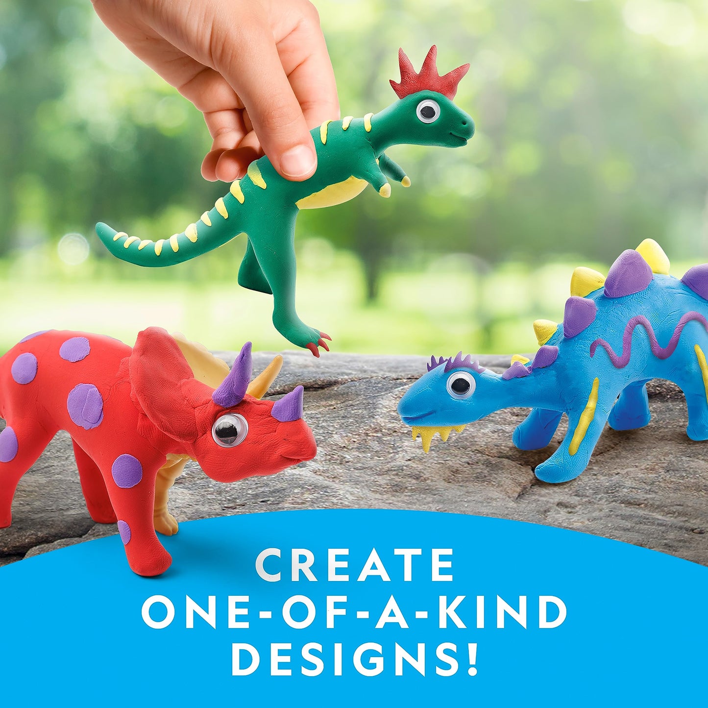 NATIONAL GEOGRAPHIC Clay Dinosaur Arts & Crafts Kit